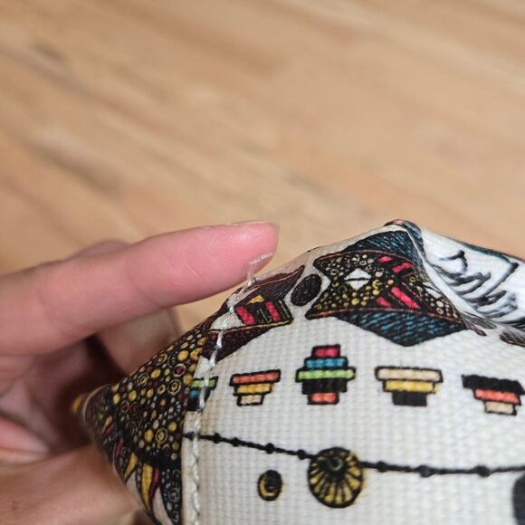 Sakroots Artistic Owl Crossbody Purse Embroidered Strap Boho - Picture 16 of 16